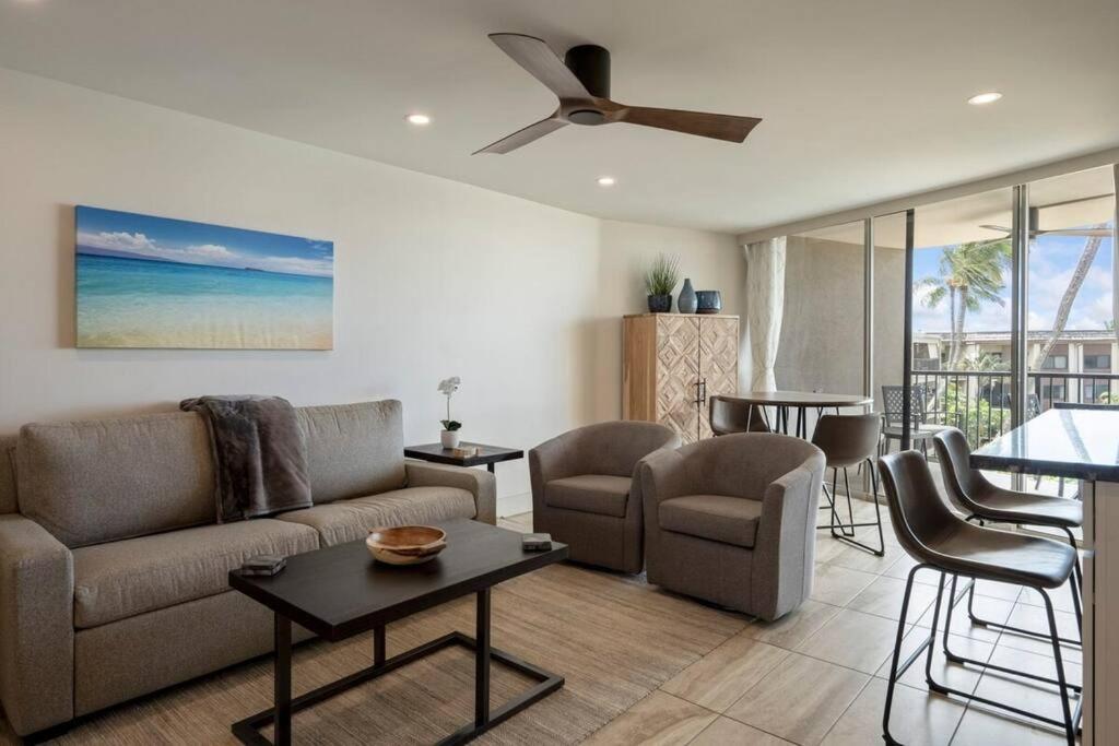 Hale Ono Loa 403- Top Floor, Ocean View, & Complete Modern Remodel Apartment Kahana Luaran gambar